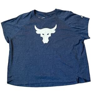 Under Armour Women's MD The Rock Brahma Bull Loose Fit Graphic T-shirt